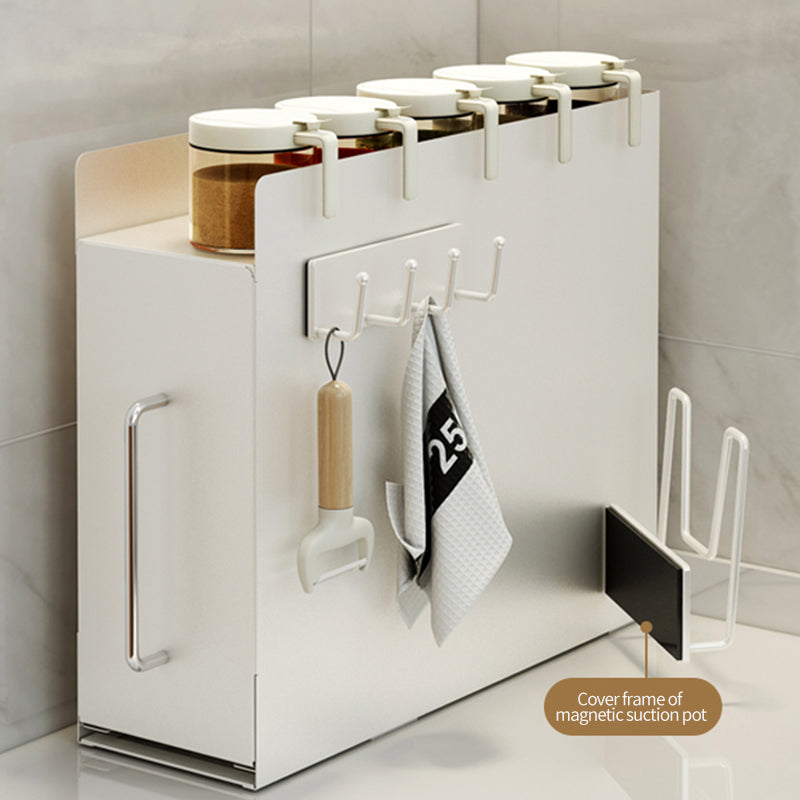 Narrow Single Pull Strap Cabinet Door Storage Rack - Unlock Efficient Storage Options